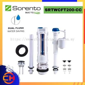 SORENTO WATER CLOSET FLUSH & FILL VALVE SRTWCFT200-CC/ SRTWCFT250-CC/ SRTWCFT300-CC Close Coupled WC Fitting Set