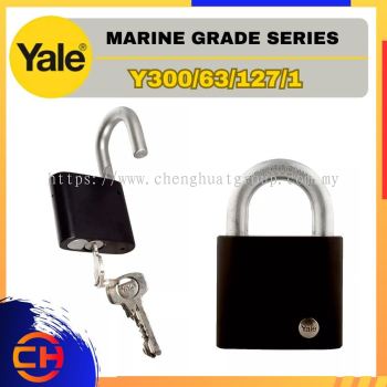 YALE MARINE GRADE SERIES Y300/63/127/1 MOLYBDENUM STEEL PADLOCK 