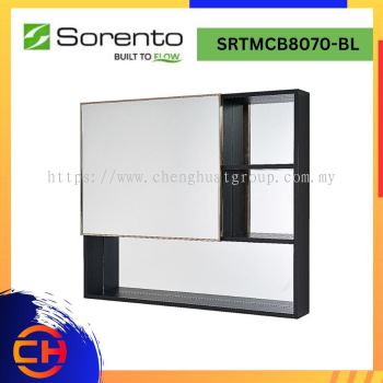 SORENTO BATHROOM FURNITURE SRTMCB8070-BL MIRROR CABINETS