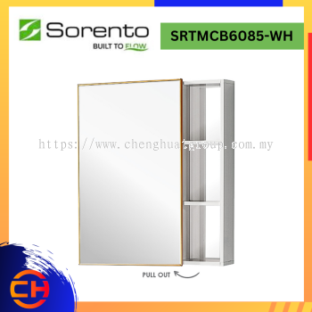 SORENTO BATHROOM FURNITURE SRTMCB6085-WH MIRROR CABINETS