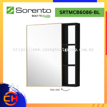 SORENTO BATHROOM FURNITURE SRTMCB6086-BL MIRROR CABINETS