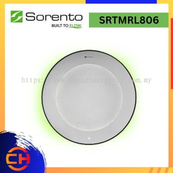 PERABOT BILIK AIR SORENTO SRTMRL806 HITAM S/BINGKAI KELULI CERMIN LED ( L70MM x W70MM )