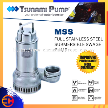 PAM TSUNAMI MSS FULL STAINLESS STEEL SUBMERSIBLE SEWAGE PAM ( MSS 370/ MSS 750/ MSS 1500 )