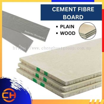 PAPAN FIBER SIMEN UAC / PRIMAPLANK FASCIA  10MM x 9" x 12'  LICIN STANDARD ( PLAIN & KAYU )