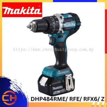 Makita DHP484RME/ RFE/ RFX6/ Z 13 mm (1/2") 18V Cordless Hammer Driver Drill