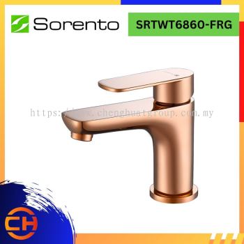 SORENTO 面盆龙头 SRTWT6860-FRG 面盆龙头 全玫瑰金 (长130MM x 宽45MM x 高130MM)