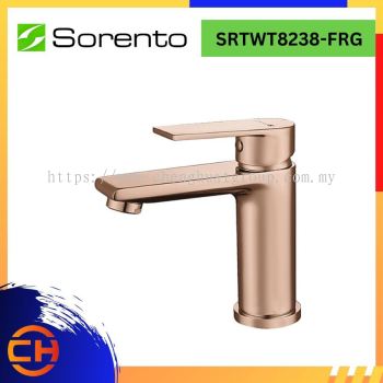 SORENTO BASIN MIXER TAP SRTWT8238-FRG Basin Mixer Tap ( Full Rose Gold )