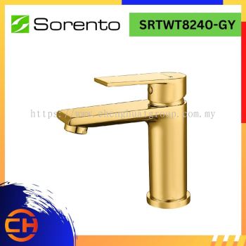 SORENTO BASIN MIXER TAP SRTWT8240-GY Basin Mixer Tap ( Golden Yellow )