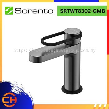 SORENTO 8300 SERIES BASIN MIXER TAP SRTWT8302-GMB Basin Mixer Tap ( Gunmetal + Matt Black )