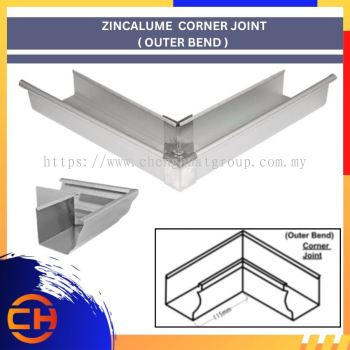 ZINCALUME CORNER JOINT ( OUTER BEND ) ROLL FORMING METAL GUTTER 