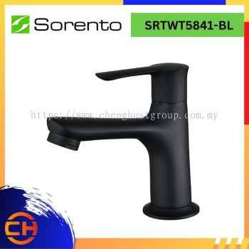 SORENTO BATHROOM FAUCET SRTWT5841-BL Basin Cold Tap Matt Black