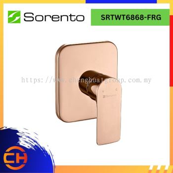 SORENTO BATHROOM SHOWER MIXER TAP SRTWT6868-FRG Concealed Bath Mixer Full Rose Gold 