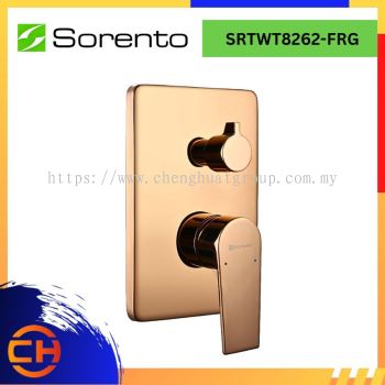 SORENTO BATHROOM SHOWER MIXER TAP SRTWT8262-FRG Concealed Bath & Shower Mixer Tap with Diverter Rose Gold ( L120MM x W119MM x H180MM )