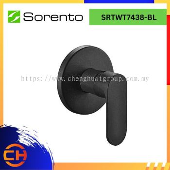 SORENTO BATHROOM MIXER TAP SRTWT7438-BL Concealed Shower Cold Tap Matt Black