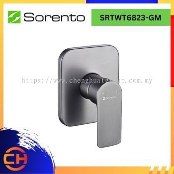 SORENTO BATHROOM SHOWER MIXER TAP SRTWT6823-GM Concealed Shower Mixer Tap Gunmetal ( L110MM x H130MM )