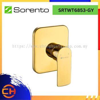 SORENTO BATHROOM SHOWER MIXER TAP SRTWT6853-GY Concealed Shower Mixer Tap Golden Yellow ( L110MM x H130MM )