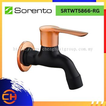 HOS BILIK AIR SORENTO BIP TAP SRTWT5866-RG Bib Tap Rose Gold + Matt Black