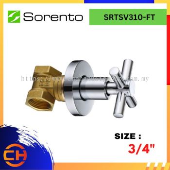 SORENTO BATHROOM FAUCET SRTSV310-FT Gate Valve 3/4" (Full Turn)