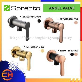 SORENTO BATHROOM FAUCET SRTWT5840-GM / SRTWT5840-FRG / SRTWT5840-GY / SRTWT5840-RG Angle Valve