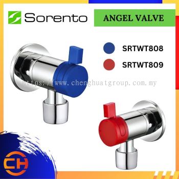 SORENTO BATHROOM FAUCET SRTWT808 / SRTWT809 Angle Valve ( BULE & RED )