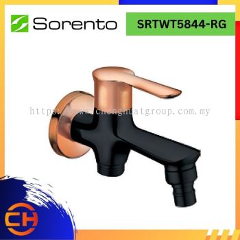 SORENTO BATHROOM FAUCET SRTWT5844-RG Two Way Tap Rose Gold + Matt Black