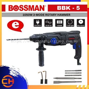 BOSSMAN POWER TOOL BBK - 5 1050W 3 - MODE ROTARY HAMMER