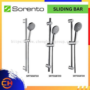 SORENTO BATHROOM SHOWER & BIDET SRTSS8710 / SRTSS8720 / SRTSS8730 Sliding Bar c/w 3 Functions Chrome  ( H680xD110mm )