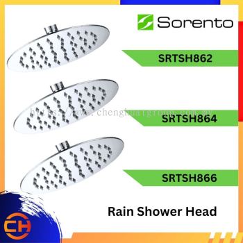 SORENTO BATHROOM SHOWER & BIDET SRTSH862 / SRTSH864 / SRTSH866  STAINLESS STEEL SUS 304 RAIN SHOWER HEAD ( Chrome )