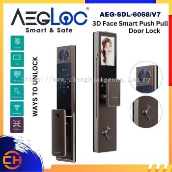 AEGLOC AEG-SDL-6068/V7 3D Face Smart Push Pull Door Lock