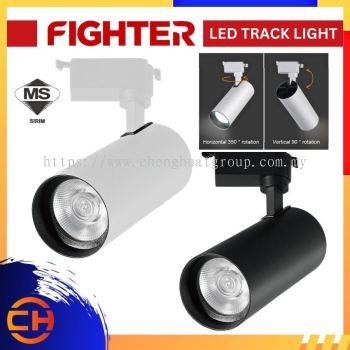 FIGHTER LED LAMPS  FT-1210 /  FT-2410 /  FT-3610  LED TRACK LIGHT SURFACE DOB PLASTIC TYPE  ( BLACK / WHITE )