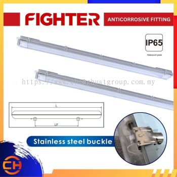 FIGHTER LED LAMPS ANTICORROSIVE FITTING STAINLESS STEEL BUCKLE  ( Waterproof Casing )