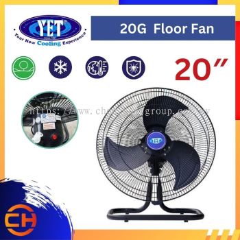 YET INDUSTRIAL VENTILATION FLOOR FAN 20G Heavy Duty 20″ Oscillating Industrial Floor Fan