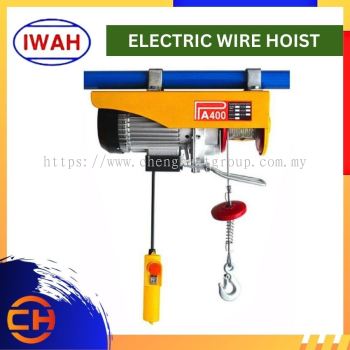 IWAH MINI ELECTRIC WIRE HOIST  SINGLE HOOK AND DOUBLE HOOK