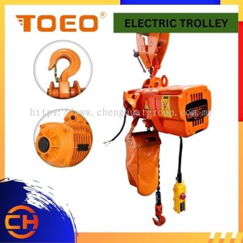 TOEO ELECTRIC TROLLEY SINGLE PHASE HOOK TYPE 220V 50HZ 1P