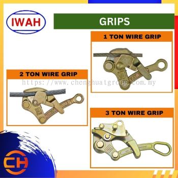 IWAH 1 TON / 2 TON / 3 TON Cable Wire Rope Grip Wire Clamp Tensioner Puller Insulated Wire tons