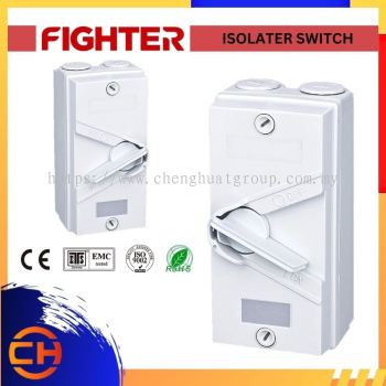 FIGHTER LED LAMPS WATERPROOF ISOLATER SWITCH 20A  / 35A / 63A