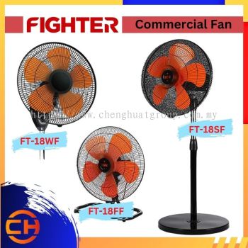 Commercial Fan Series  FT-18WF /  FT-18FF / FT-18SF  Commercial Wall / Floor / Stand  Fan Double-Row Ball Bearing Motor