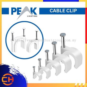 PEAK HARDWARE CABLE CLIP PVC U型线夹/墙线夹/扁钉线夹