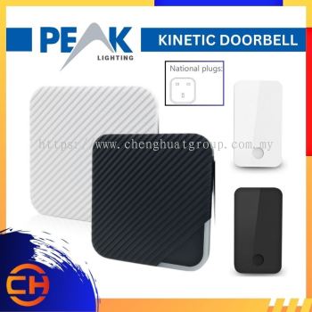 PEAK PK-01W / PK-01B WATERPROOFING KINETIC DOORBELL Battery Free