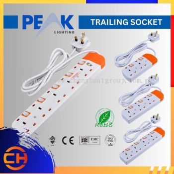 PEAK HIGH QUALITY EXTENSION TRAILING SOCKET  F1 SERIES 2 / 3 / 4 / 5 WAYS  EXTENSION PLUG