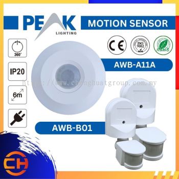 PEAK HARDWARE 高品质 AWB-A11A / AWB-B01 红外运动传感器