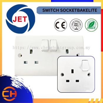 JET ELECTRICAL HIGH QUALITY JET-8019 / JET-8029 13A SWITCH SOCKET BAKELITE