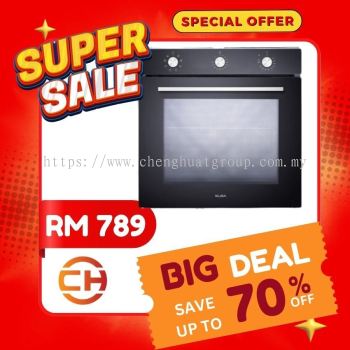 Built in Oven EBO-M7388(BK)  Big Oven Ketuhar | Quick Defrost | **RM 789**