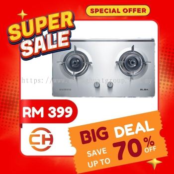 Double Burners Built-in Stainless Steel Hob EBH-M8962(SS) ** RM 399 **