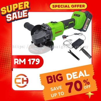 BOSSMAN BAG 101 (BAG101) 20V 4" Cordless Angle Grinder  *** RM 179 ***