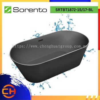 SORENTO JACUZZIS & BATHTUBS SRTBT1872-15/17-BL  FREE STANDING BATHTUB