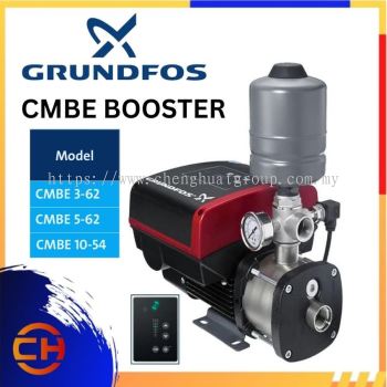 GRUNDFOS CMBE BOOSTER CMBE 3-62 / CMBE3-62 / CMBE 10-54 NEW HIGH EFFICIENCY MOTOR