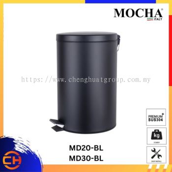 MOCHA Italy Dustbin 20L / 30L Stainless Steel - ( MD20-BL / MD30-BL )