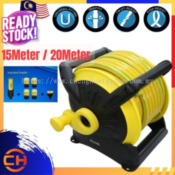 ISANO Stackable Hose Reel Set comes with Accessories (15Meter / 20Meter)