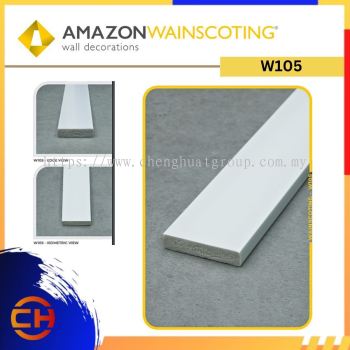 AMAZON WAINSCOTING W105 HIASAN DINDING PANEL DINDING ( 8mm (W) X 40mm (H) X 2400mm (L) )